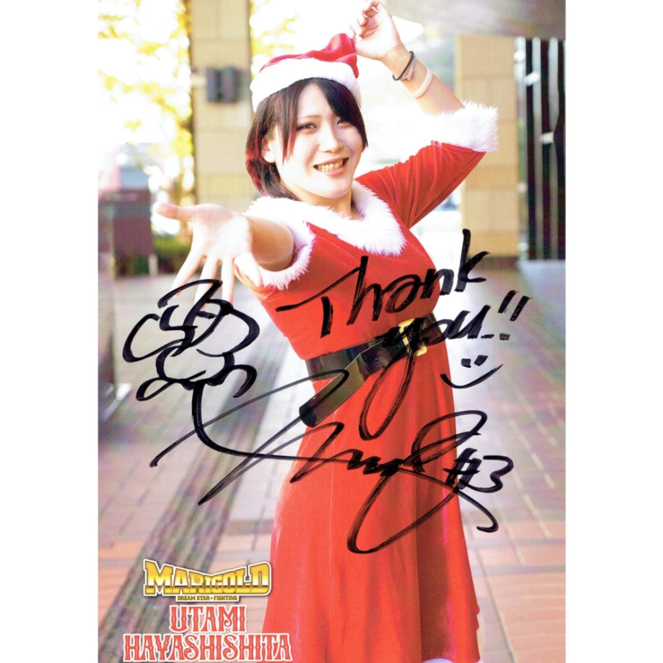 林下詩美 #3 マリーゴールド アクリルパネル A5サイズ 直筆サイン入り