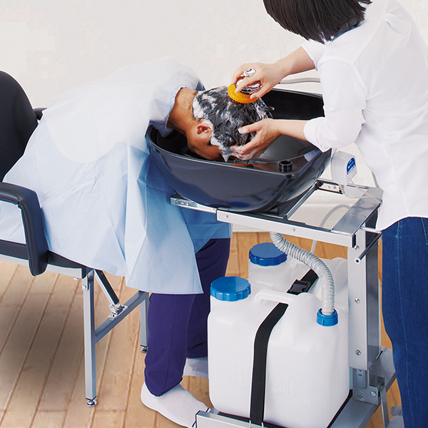 移動式シャンプー台 昇降リフティングタイプ 高さ83-165幅60奥行62