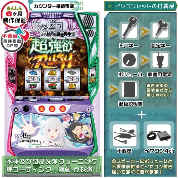 Re:ゼロから始める異世界生活 Apex Vacation パチスロ 実機 本体