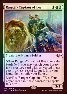 イーオスのレインジャー長 英語 旧枠 foil 1枚 FOIL 旧枠 イーオスの