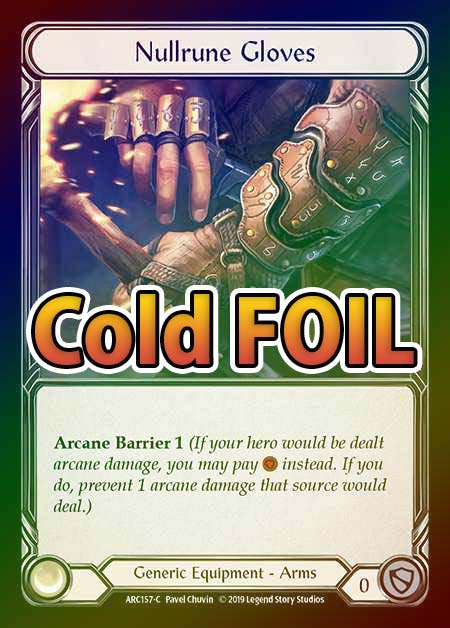 Cold Foil》[Generic]Nullrune Gloves [C]《ARC-初版》 | Flesh and
