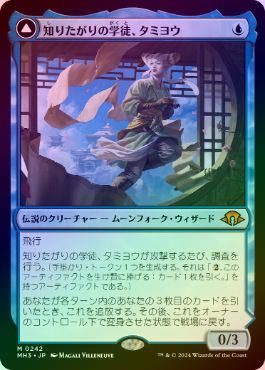 FOIL】【日】知りたがりの学徒、タミヨウ/Tamiyo, Inquisitive Student