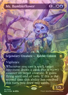 d*f様 MTG BLC バンブルフラワー夫人 レイズドFoil 英語 レイズドFOIL