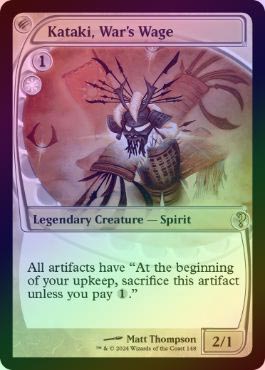 戦争の報い、禍汰奇 アーティストプルーフ