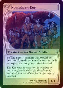 MTG コーの遊牧民foil 英語未来予知枠 4枚セット