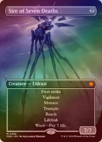 mtg 七つの死の種父 英語 マナ foil FOIL] 七つの死の種
