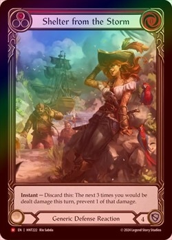 JPN】嵐からの避難 Extended Art Rainbow Foil JP】〈RF〉嵐からの避難