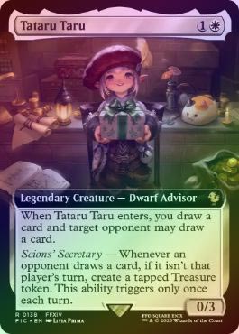 MTG タタル・タル 拡張アート FOIL 英語Tataru Taru MTG タタル・タル