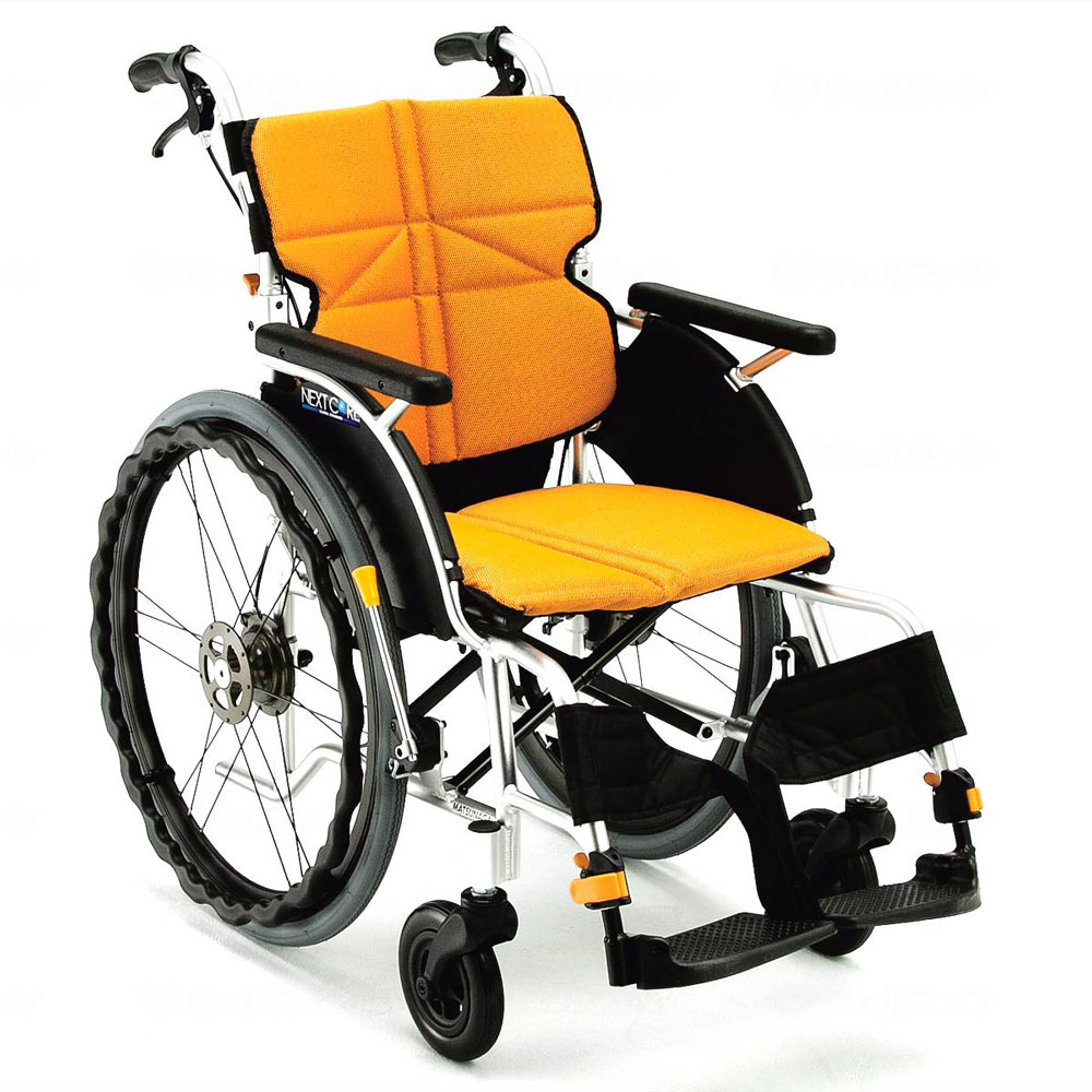 NEXT-11B HB ネクストコア 自走用車椅子 背折れ式・介助ブレーキ付き
