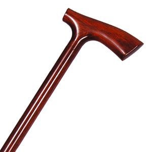 樫棒・唐木手元ステッキ 手元紫檀・L型・大 ｜ 杖・ステッキ,一本杖