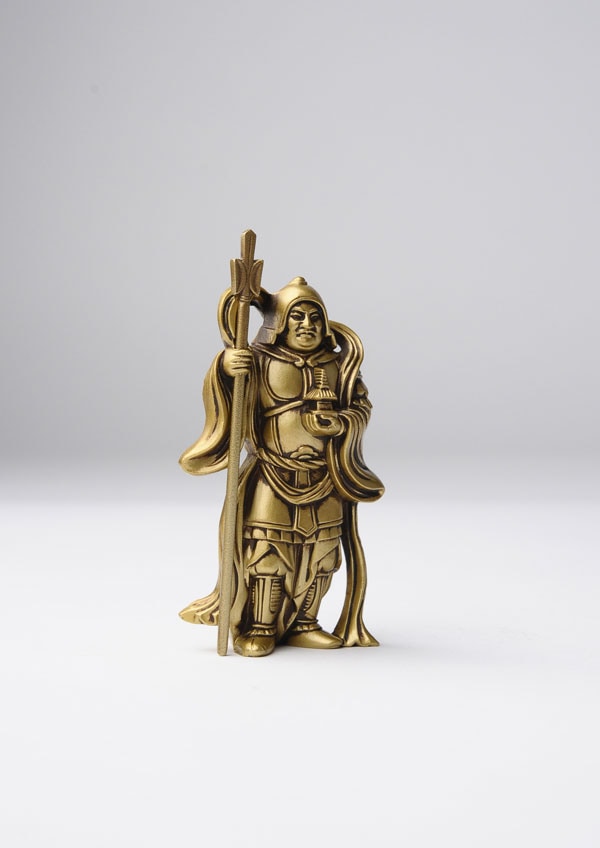 仏像】毘沙門天 合金製 古美色仕上げ 牧田秀雲原型 | 開運・縁起物