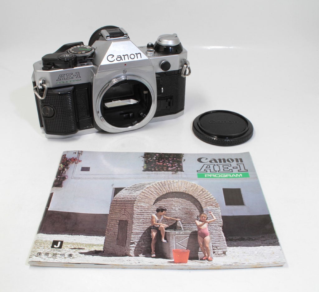 Canon キャノン フィルムカメラ AE-1 一式 中古カメラ 取り扱い説明書