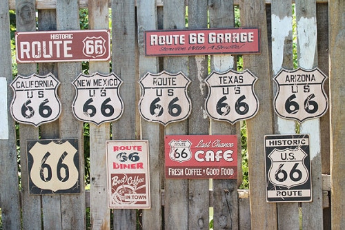 木製看板/ウッドサイン,ルート66 | CandyTower