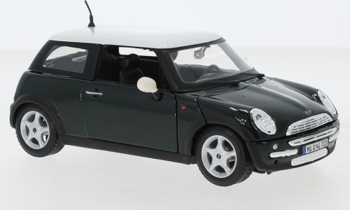 1/76 ミニ クーパー ホワイト ブラック 白 黒 Mini Cooper S MKII