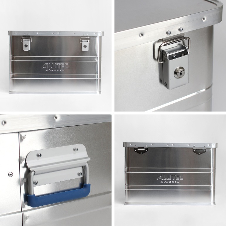 アルテックアルミコンテナ 48L ユニバーサルスタンド付 ステッカーあり