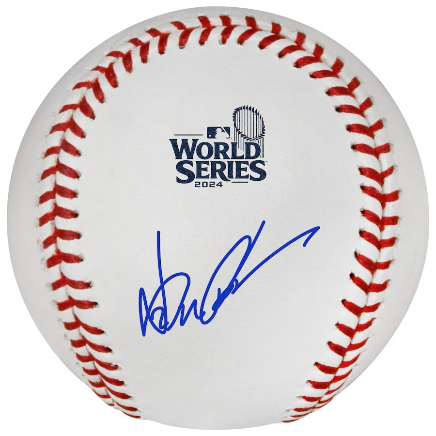 山本由伸 直筆サイン入り2024年ワールドシリーズ公式球 / Yoshinobu