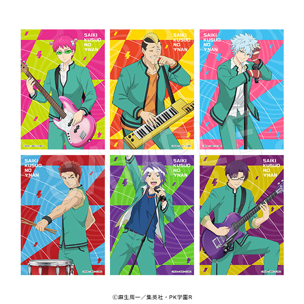 斉木楠雄 FUKUYA フクヤ ミニ色紙 缶バッジ 特典ブロマイド 窪谷須亜蓮