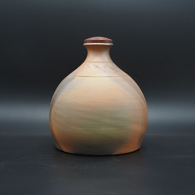 アウトレット(B級)品】忠孝オリジナル陶器「琉球城焼 三升空甕（5400ml