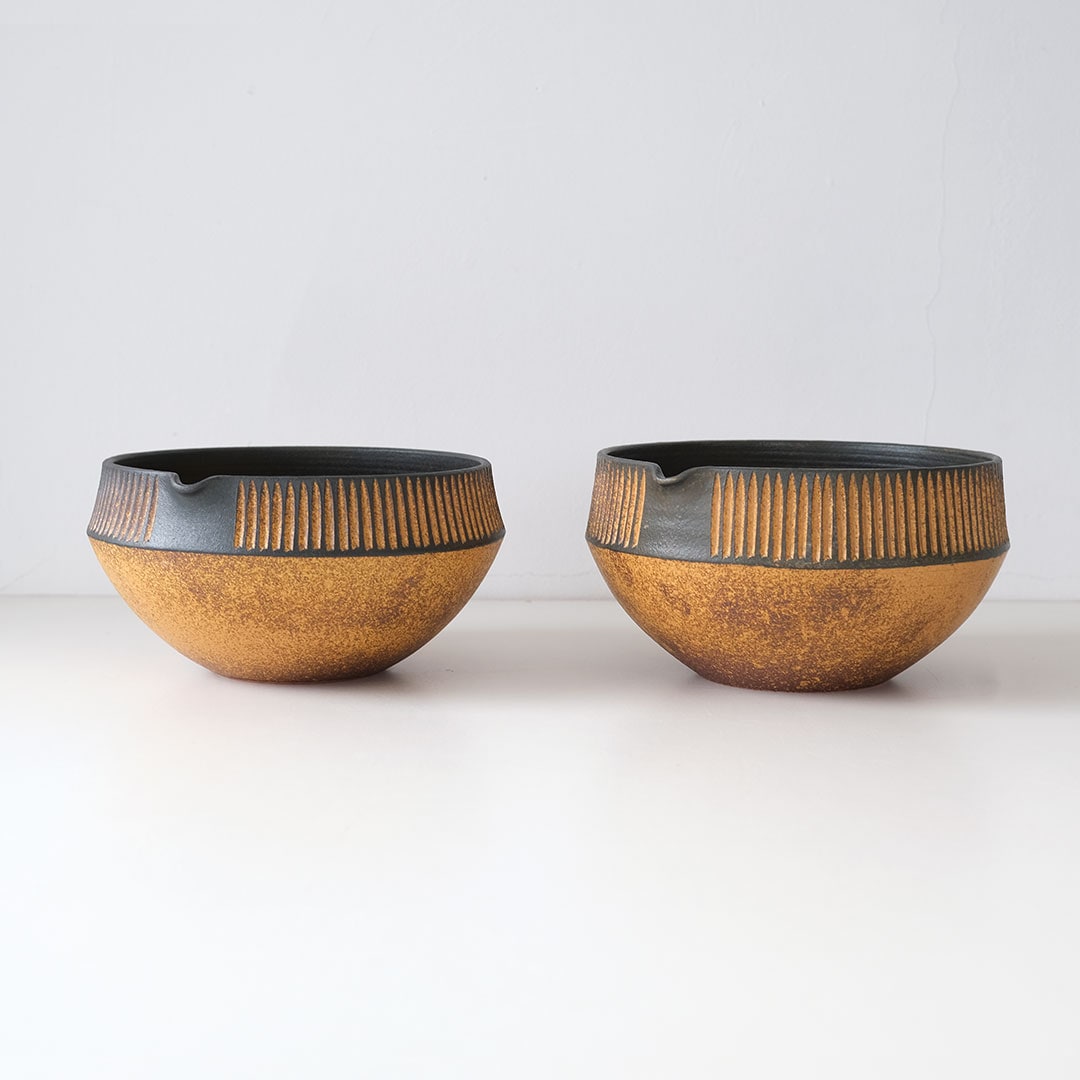 鉄彩/すり鉢/大 | 醇窯(じゅんよう) | 糸島くらし×ここのき 公式通販サイト