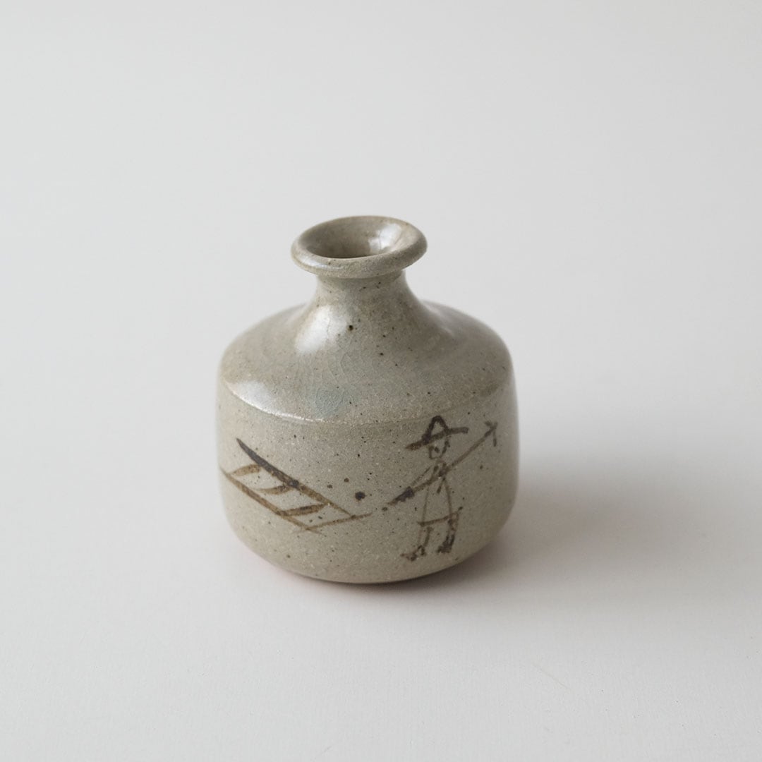 花入/絵唐津 | からつ焼 高麗窯 | 糸島くらし×ここのき 公式通販サイト