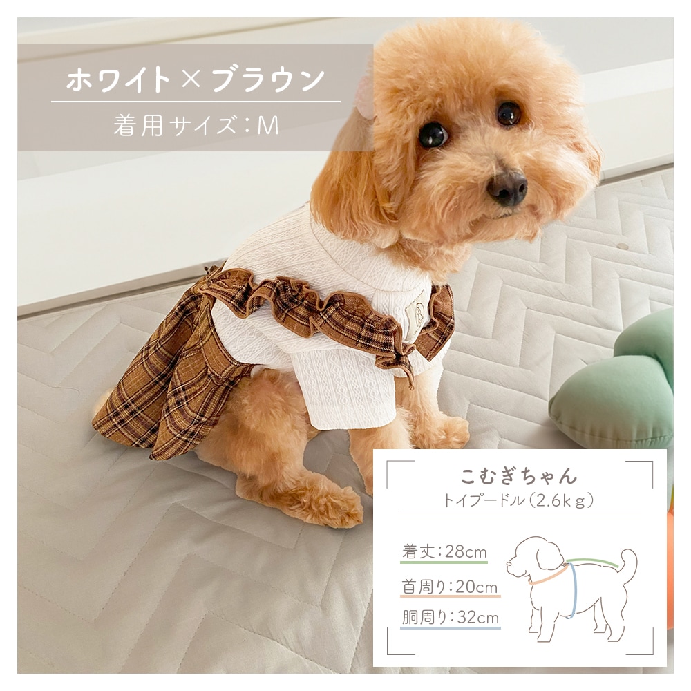 犬服 3S わんこの普段着りぼん