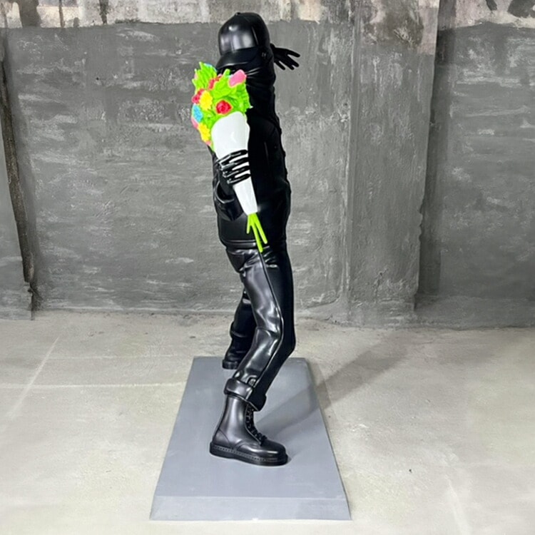 FLOWER BOMBER BLACK Ver バンクシー バンクシー FLOWER BOMBER