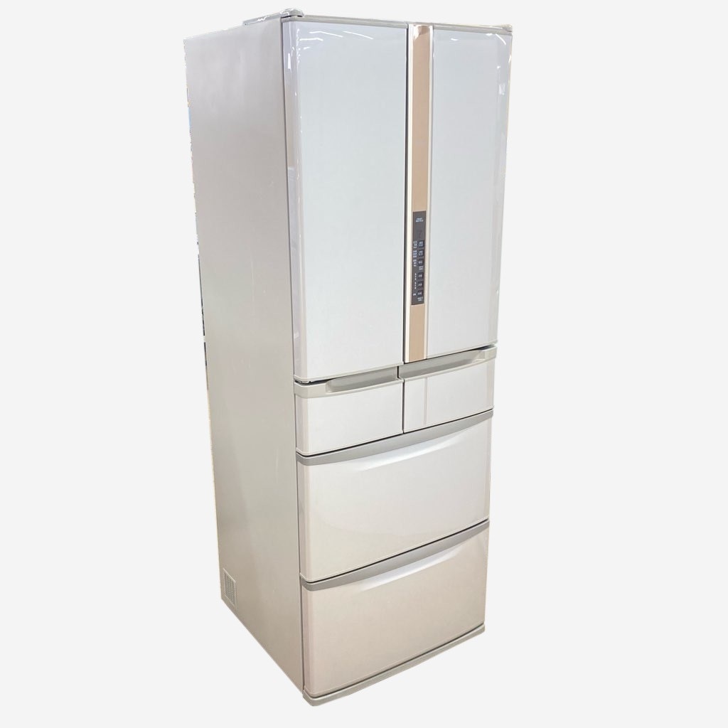 取付無料！日立真空チルド搭載自動製氷付きおしゃれホワイト6ドア