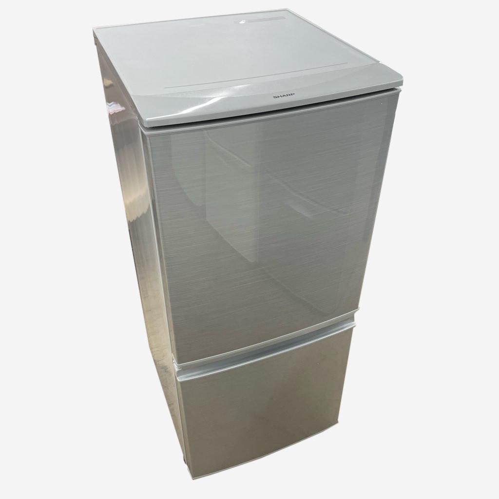 SHARP 2ドア冷蔵庫 SJ-D14C-S 2017年製 137L