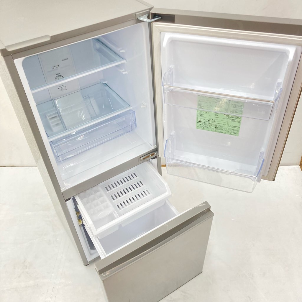 AQUA アクア 126L 冷凍冷蔵庫 AQR-13H 2018年製 シルバー 単身用