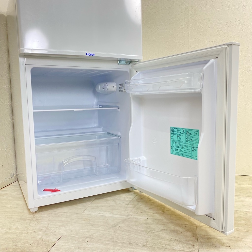 S185 ⭐ Haier 2ドア冷蔵庫（85L 右開き）17年製 JR-N85A ⭐ 動作確認