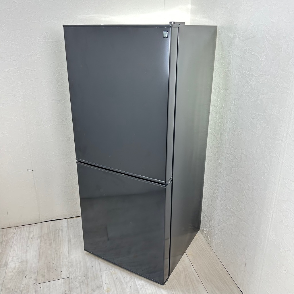 中古 106L 2ドア冷蔵庫 小さい ニトリ NTR-106BK 2022年製 ブラック