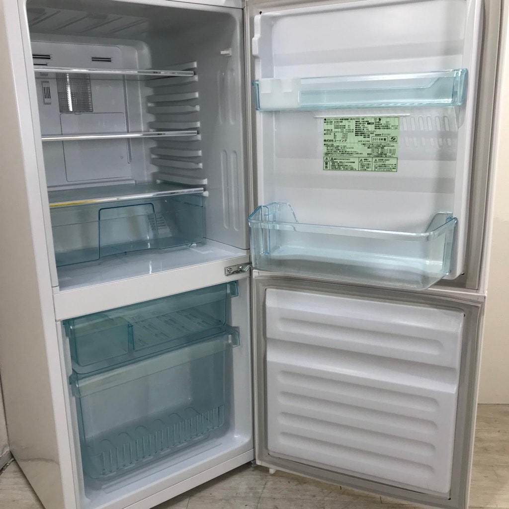 ユーイング 2ドア冷蔵庫 UR-FG110J 2018年製