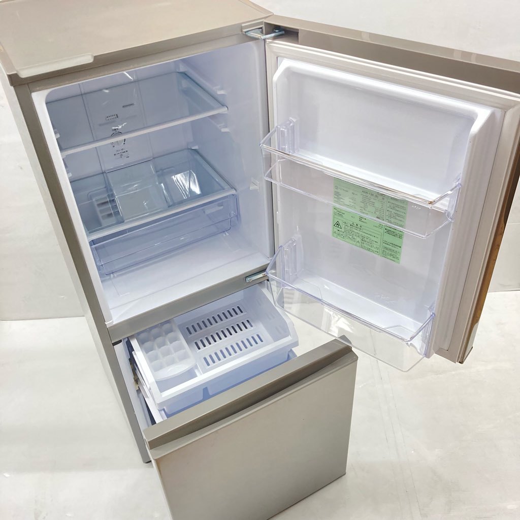 AQUA 2ドア冷蔵庫 シルバー 126L 2021年製 AQUA 126L 2ドア 冷凍