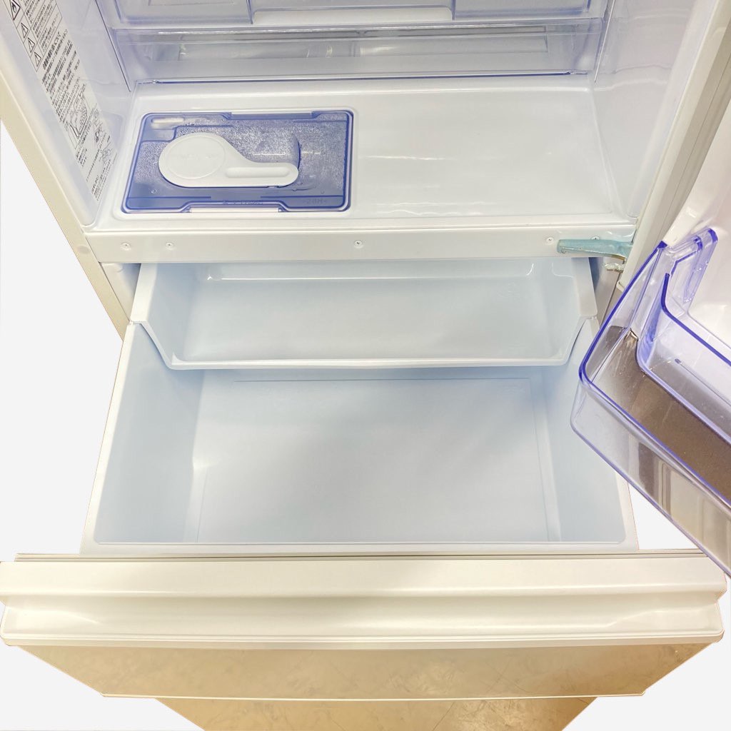 MITSUBISHI 3ドア冷蔵庫 330L 22年製 MR-C33G-W形 TJ1506