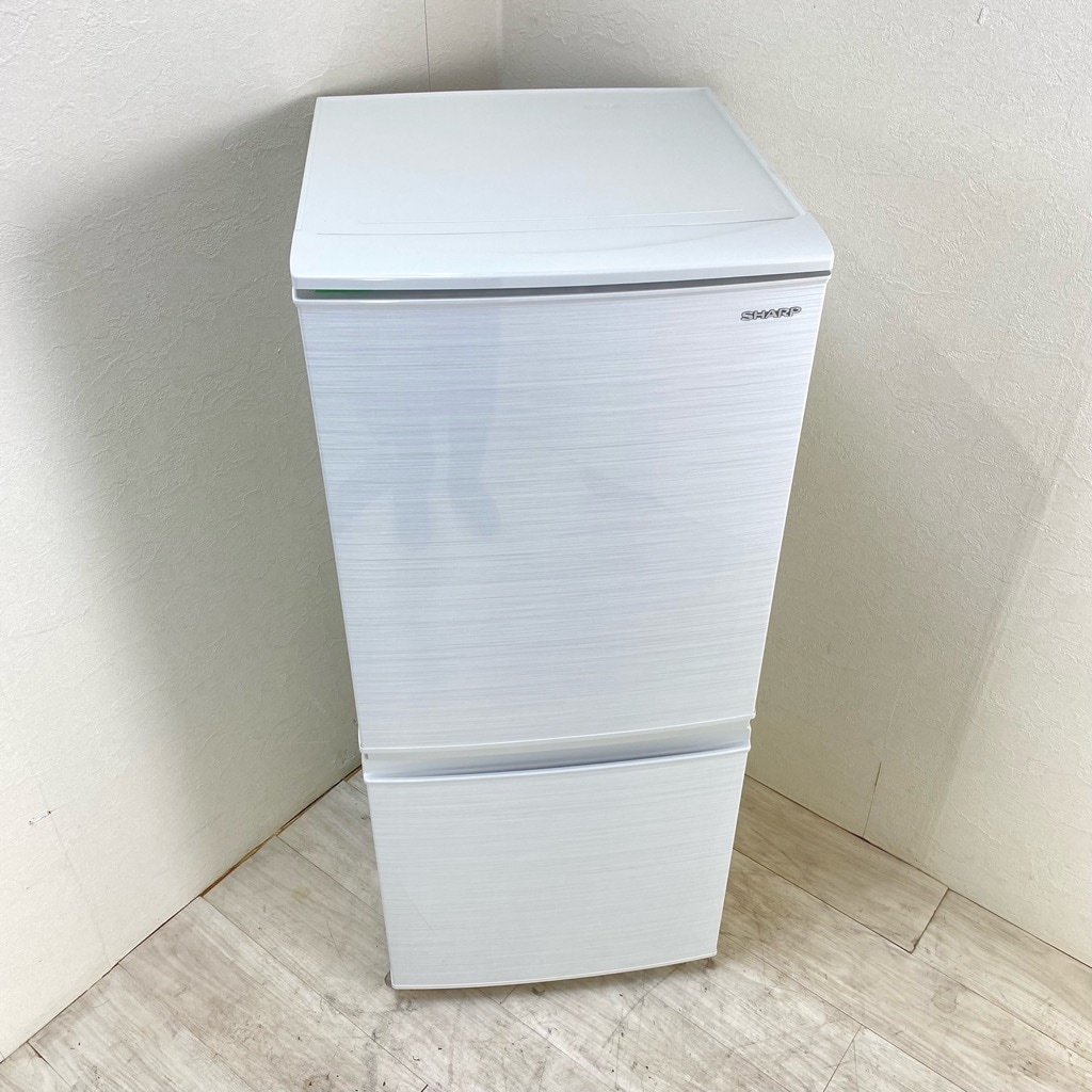 SHARP冷凍冷蔵庫 137L 2017年製 SHARP SJ-D14C-W