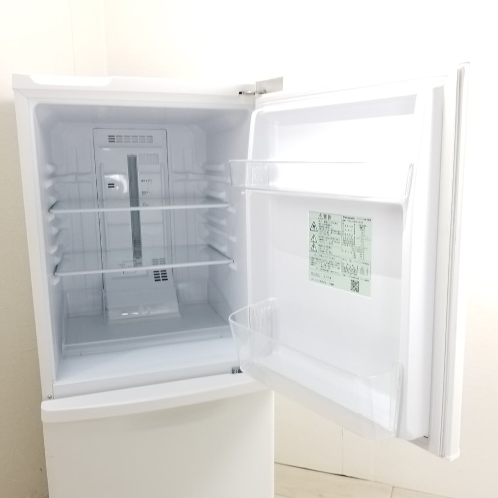 安心の一年保証 panasonic 2ドア冷蔵庫 NR-BW14B-W 2019年製 138L