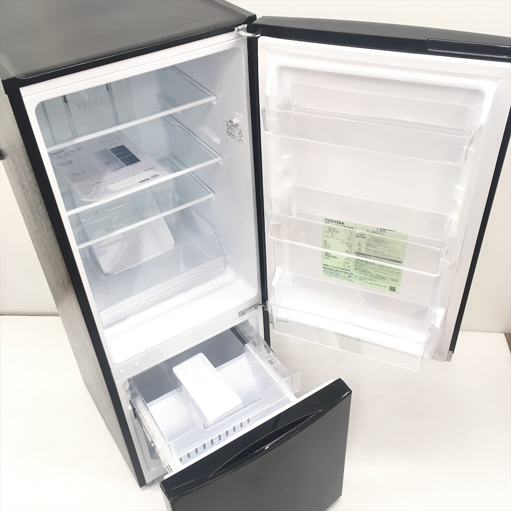 中古 東芝 高年式 153L 2ドア冷蔵庫 GR-R15BS-K 2020年製 ブラック 6