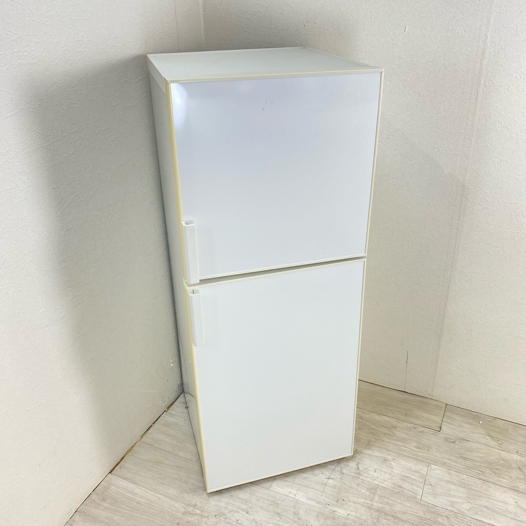 中古 137L 2ドア冷蔵庫 人気の無印良品 AMJ-14D-1 2015年製 ホワイト