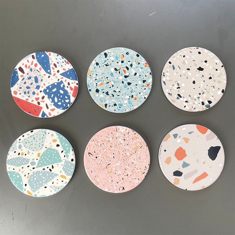 サークル・タイルコースター6点セット J | TABLE KITCHEN WEAR