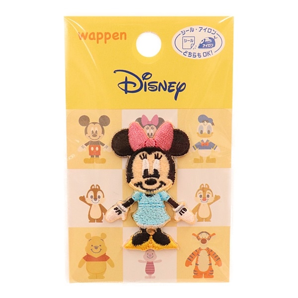 ピンクハウスワッペンブローチミッキー、ミニー ピンクハウスワッペン