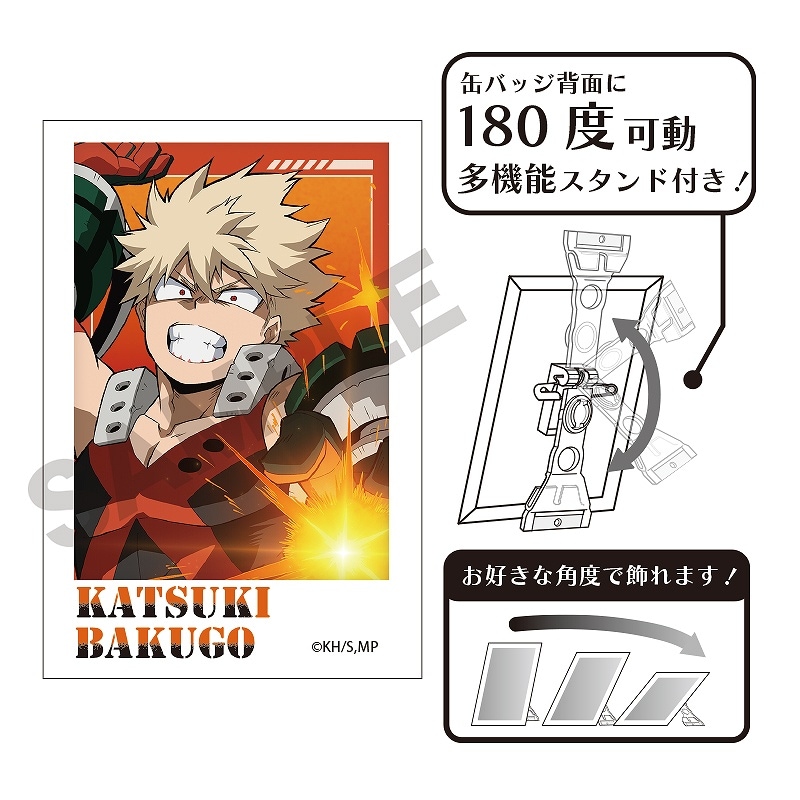 爆豪勝己 原作缶バッジ 第6弾 爆豪勝己 コレクション缶バッジ6弾 ×21