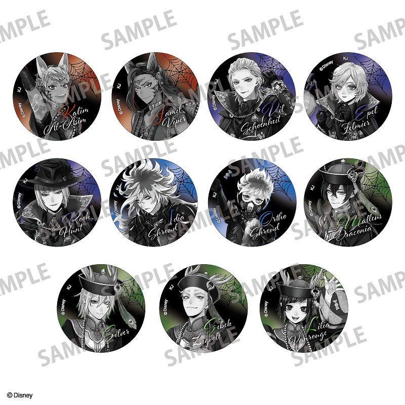 ツイステ AGF 缶バッジ スケアリードレス イデア 108点 ツイステ AGF