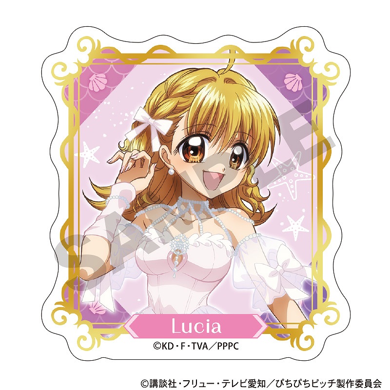 ぴちぴちピッチ アクリルクリップ＿七海 るちあ/パールドレス