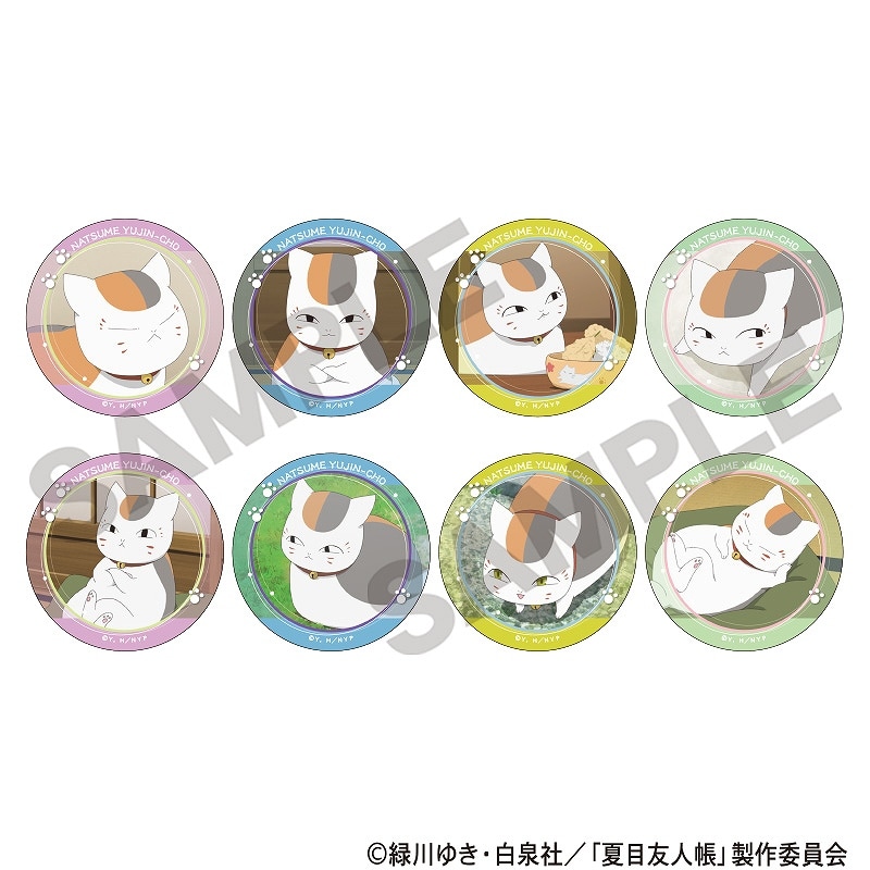 k787 夏目友人帳 劇場版 うつせみに結ぶ 缶バッジ 夏目貴志 ニャンコ
