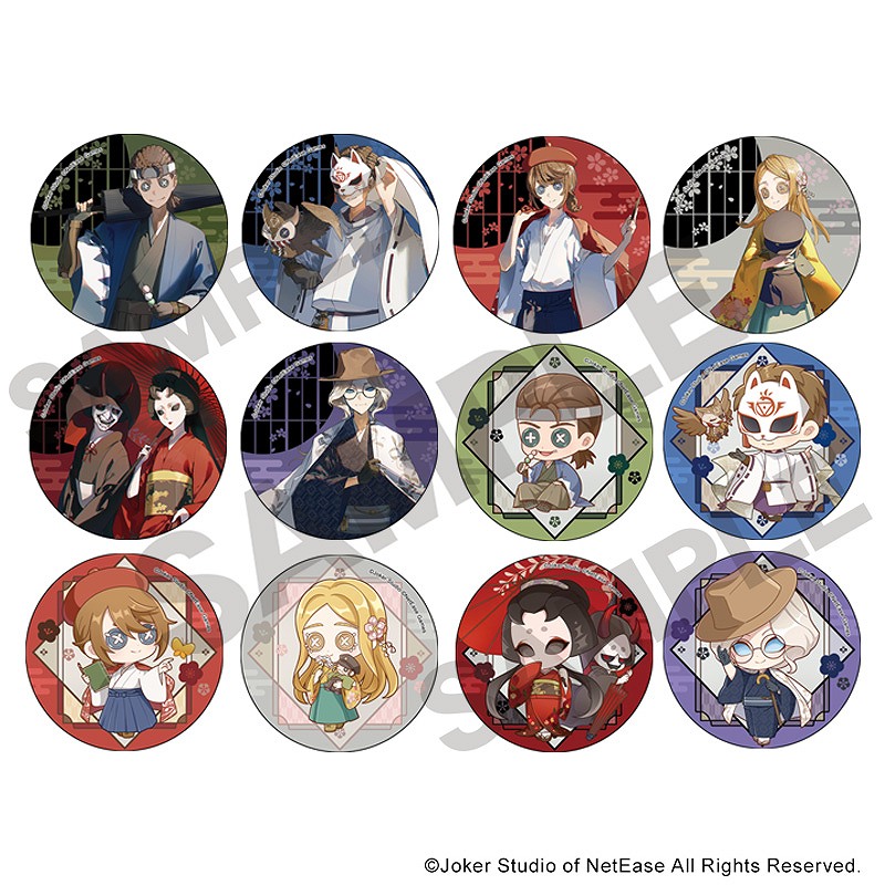 雪まつり限定】identityV 第五人格ミニキャラ缶バッジ グッズ-バッチ