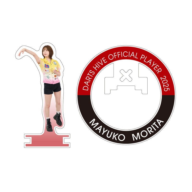 ダーツハイブプレイヤーグッズ2025 スローライン 森田真結子選手 まよんぬ アクセサリ > ダーツライブカード > DARTSLIVE PLAYER GOODS第六弾