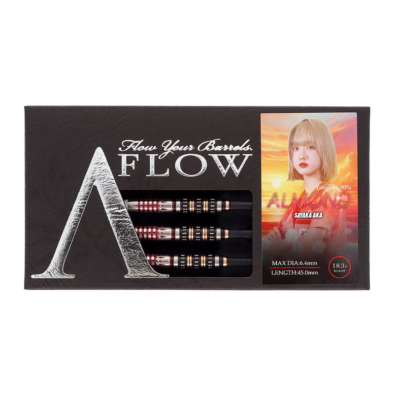 DYNASTY A-FLOW 阿嘉紗香選手モデル　ALMOND-ST ダーツ バレル DYNASTY A-FLOW ALMOND ST 45 Limited Edition 阿嘉紗香