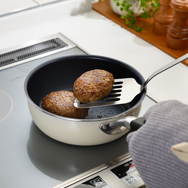 rinto リント IH対応 ガラス蓋付外面ホーローマルチパン20cm