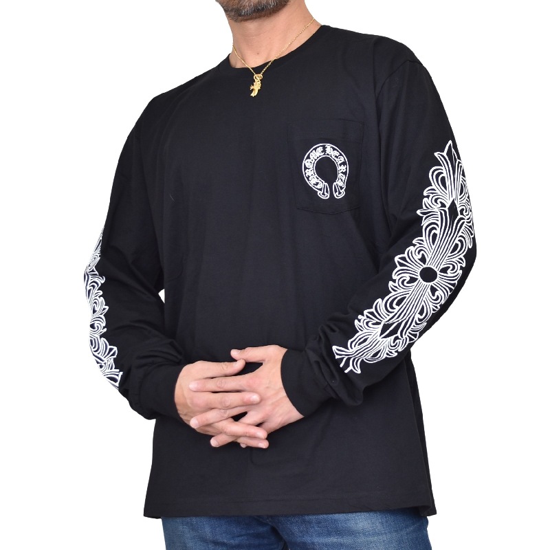 クロムハーツロンT chromehearts】クロムハーツロングTシャツ CH logo
