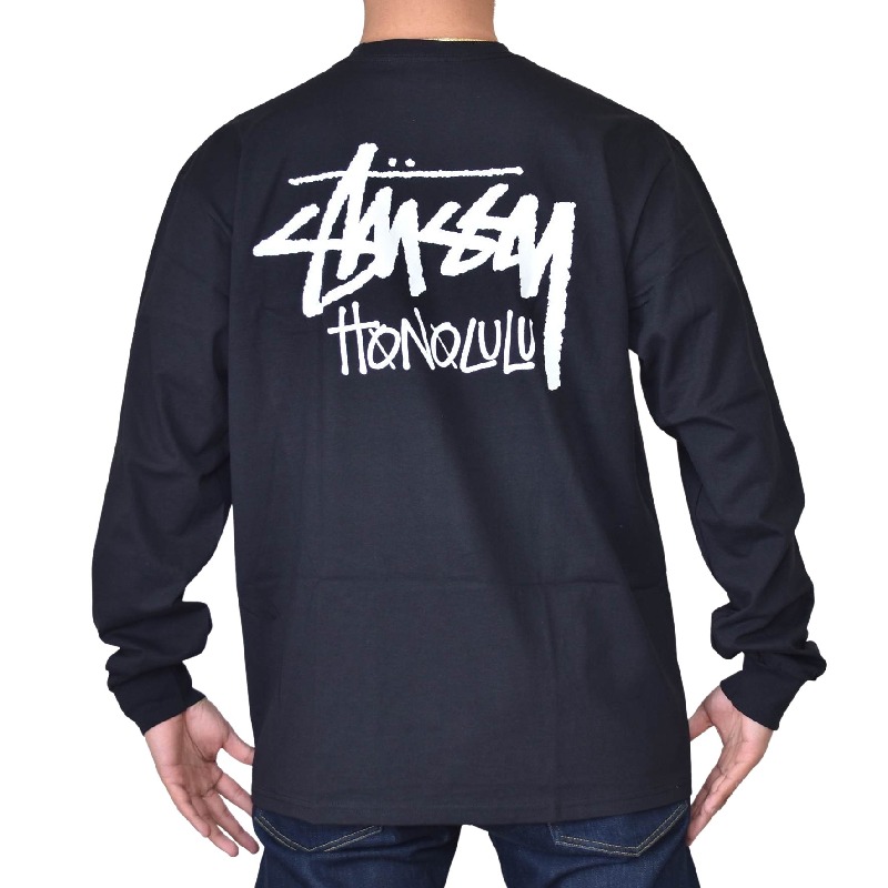 Stussy HONOLULU Tシャツ 黒 STUSSY HONOLULU Tシャツ XL ブラック